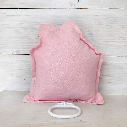 Crib Decorative Pillow with Music Pink 18x22cm