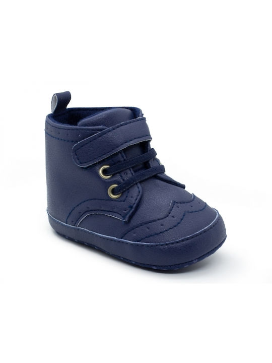 Childrenland Soft Sole Baby Boots Blue