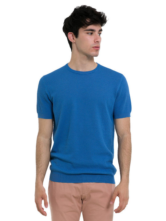39masq Elounta Crew Neck Tricou Albastru