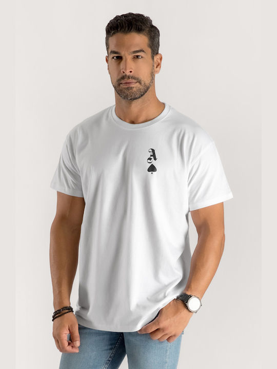 United Kind Ανδρικό T-shirt Κοντομάνικο λευκό