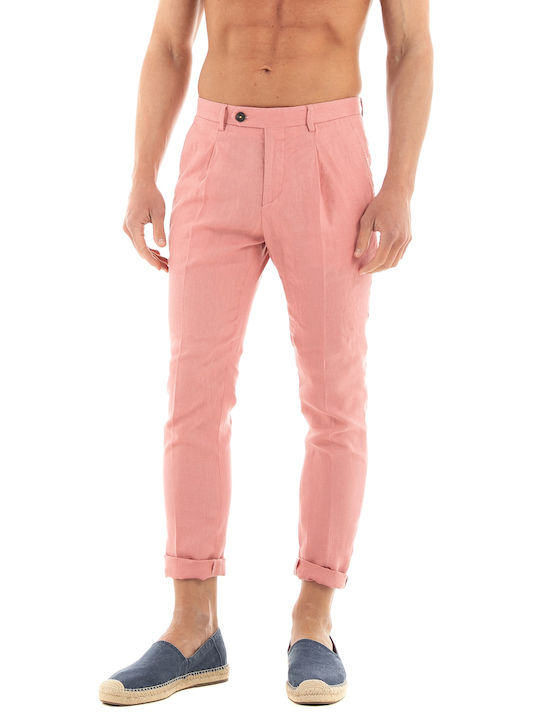 Manuel Ritz Dusty Pantaloni pentru bărbați Roz