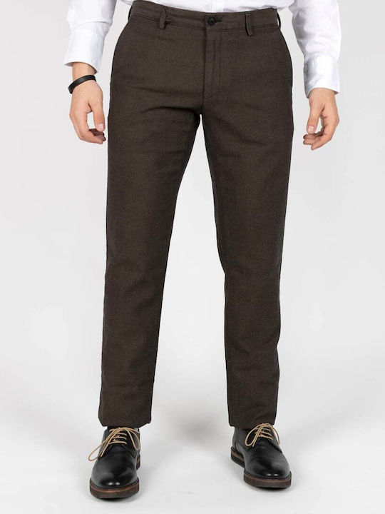 Unipol Men's Trousers Chino Coffee.