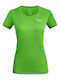 Salewa Women's Athletic T-shirt Fast Drying Green