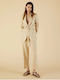 Women's Fabric Trousers Beige