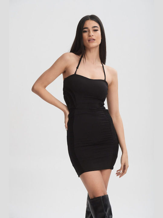 Boutique Mini Evening Dress Black