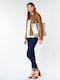 Puir Γυναικείο Biker Jacket Ταμπά