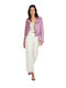 Women's Radio Damen Bikerjacke Flieder