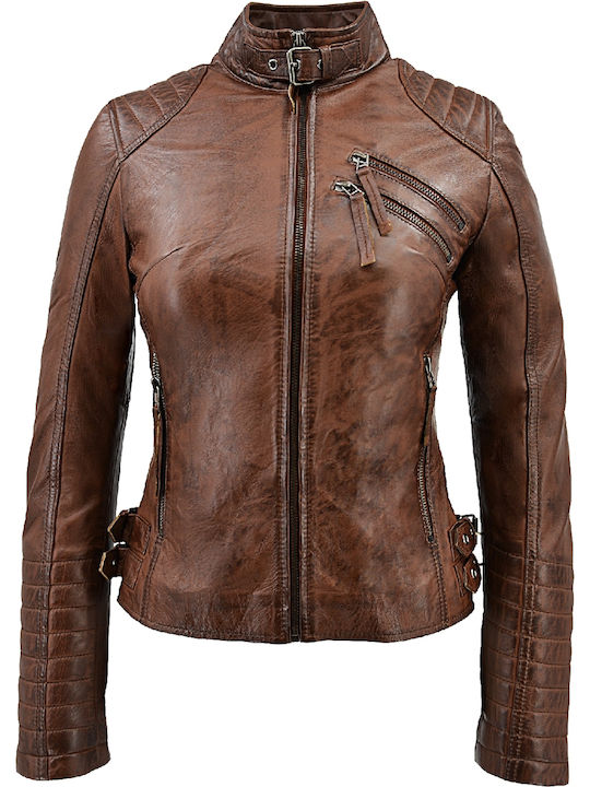 Piele Jachetă de femei Biker Jacket Maro
