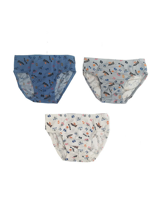 Cotonella Kids Briefs Set Gray 3pcs