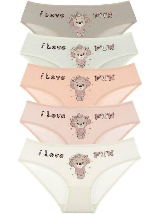 Donella Set pentru copii cu chiloței Multicolore 5buc