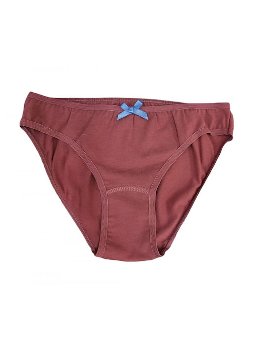 MEI Kids Brief Burgundy 1pcs