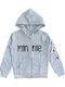 Kinderstrickjacke mit Kapuze Gray Minnie Mouse