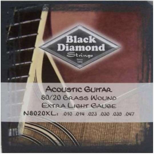 Black Diamond Σετ Χορδών Bronze Ακουστικής Κιθάρας 10 - 47"