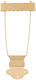 Tailpiece Bridge Trapeze Bridge in Gold Color