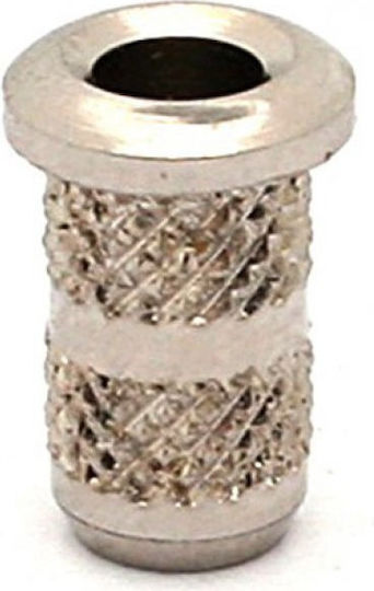 String Bushing Body Top Nickel Set 6 Brückenzubehör in Silber Farbe