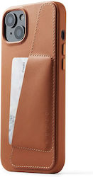 Mujjo Full Brieftasche Leder Braun (iPhone 14 P...