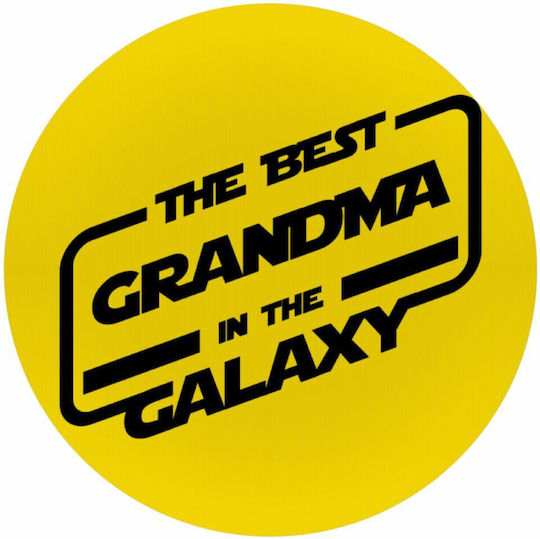 Koupakoupa Padea Pentru Mouse Best Grandma In Galaxy (200mm) Galben KP_6571_MOUSEPAD-ROUND