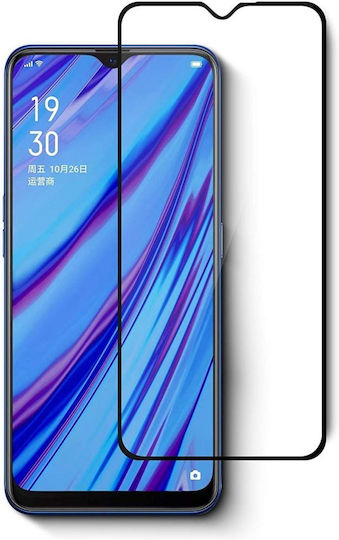 Full Face Tempered Glass Black (Realme C3)