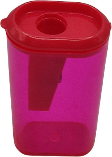 Justnote Plastic Ascuțitoare Roșie Butoiaș 1buc
