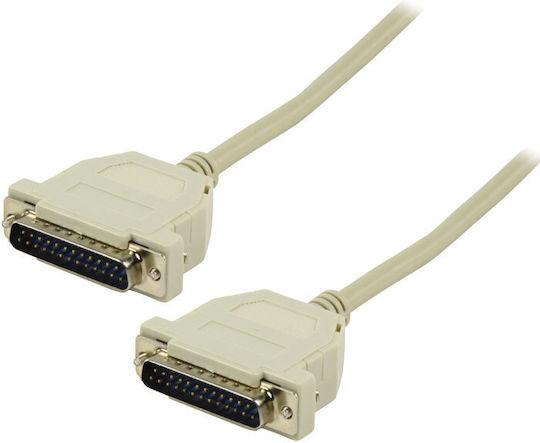 Cable-103/5 Cable RS232 25-pin male to RS232 25-pin male 5m 1pcs