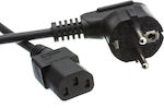 Schuko - IEC C13 Cable 1.5m Black (UNI.2018.4)