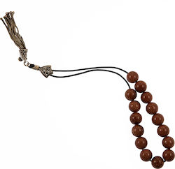 Krama Jewels Мъниста За Притеснение От Chrysolithos Кафяви
