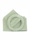 Leather Women's Belt Green