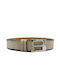 Leather Lab Leather Women's Belt Beige