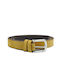 Leather Lab Leather Women's Belt Beige