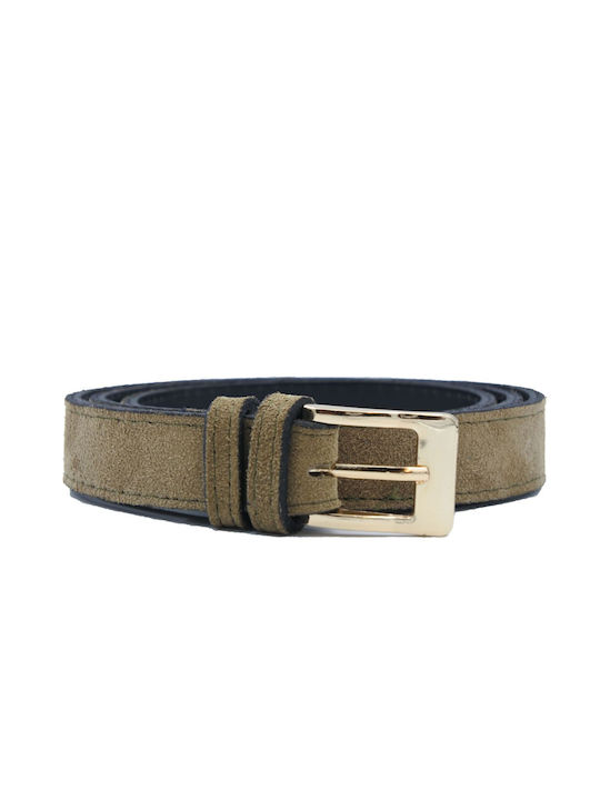 Leather Lab Leather Women's Belt Brown