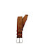 Venturi Men's Leather Belt Tabac Brown