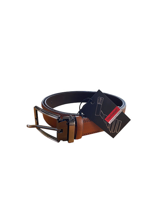 Venturi Men's Leather Belt Brown