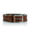 Venturi Men's Leather Belt Tabac Brown