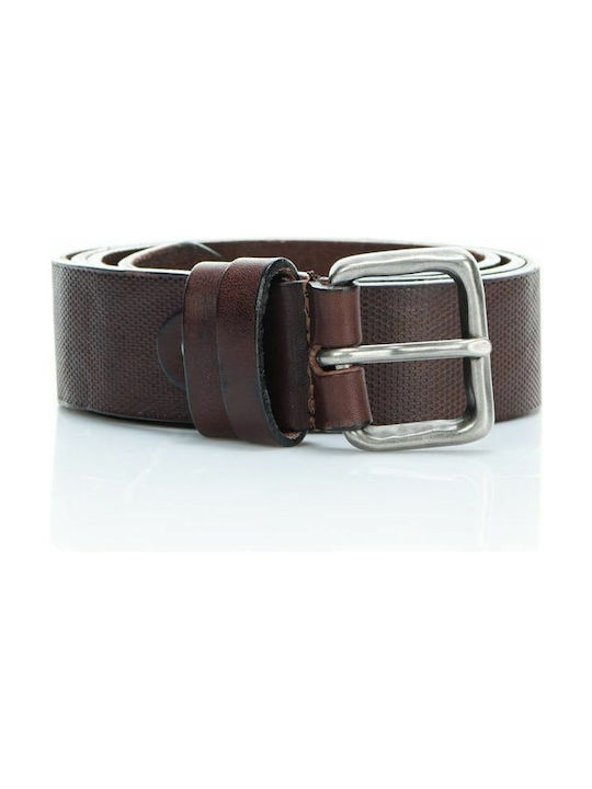 Venturi Men's Leather Belt Brown