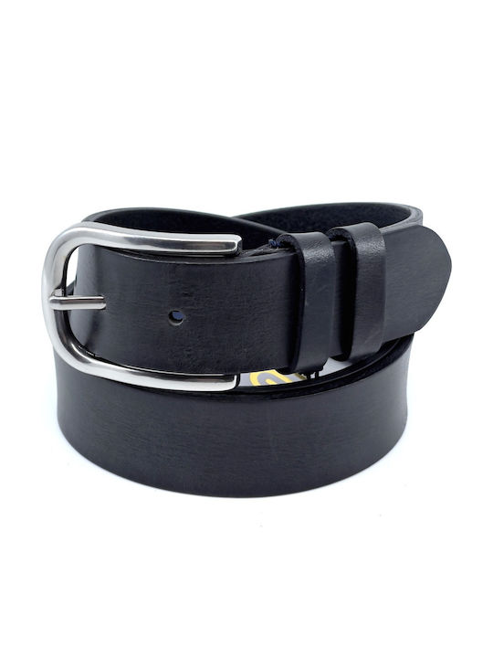 Legend Accessories Ανδρική Ζώνη Δερμάτινη Μαύρη
