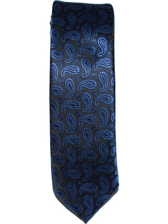 Riccardo Ferri 0048 Herren Krawatte Synthetisch Monochrom in Blau Farbe