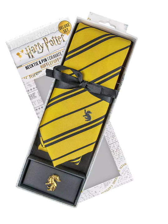 Cinereplicas Harry Potter Men's Tie Set Monochrome Yellow