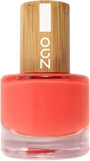 Zao Organic Makeup Glossy Βερνίκι Νυχιών 683 Orange Coral 8ml