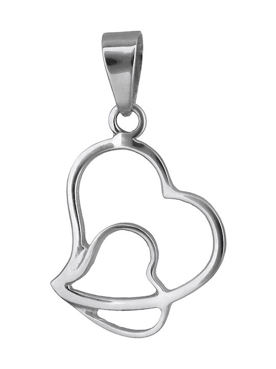 Kreuzanhänger aus Weißgold 14K