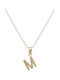 Necklace Monogram from Gold 14K