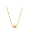 Necklace Monogram from Gold Plated Silver