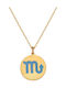 Necklace Zodiac Sign Gold Plated