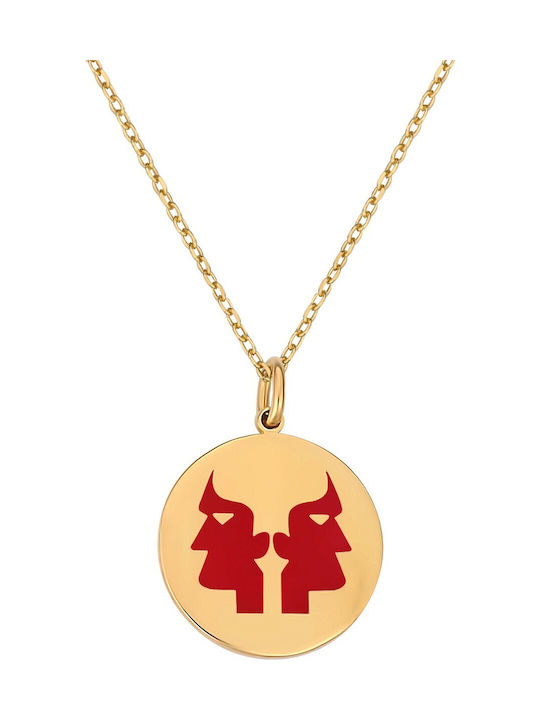 Necklace Zodiac Sign Gold Plated