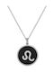 Necklace Zodiac Sign from Silver Black