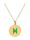 Necklace Zodiac Sign Gold Plated