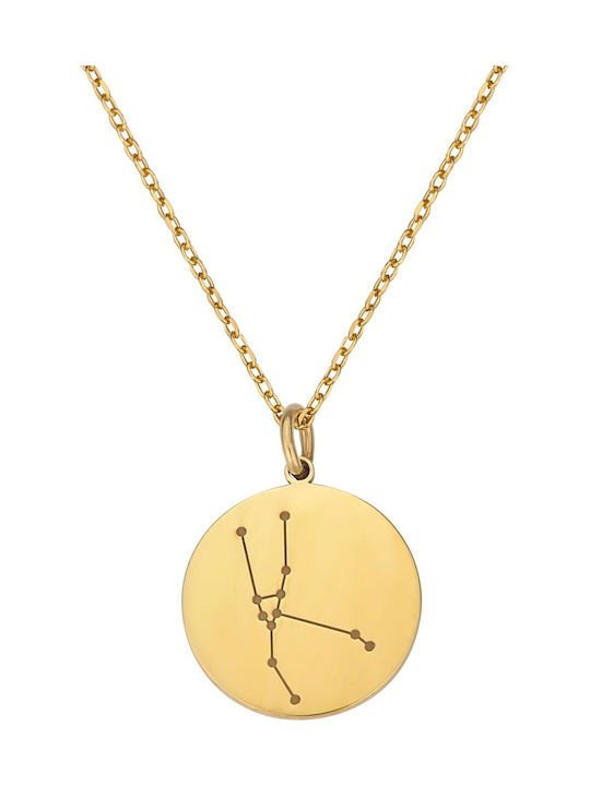 Necklace Zodiac Sign Gold Plated