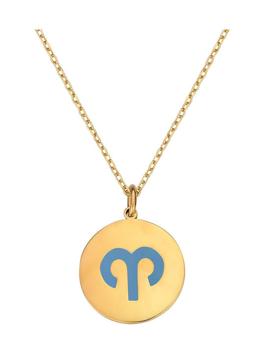 Necklace Zodiac Sign Gold Plated