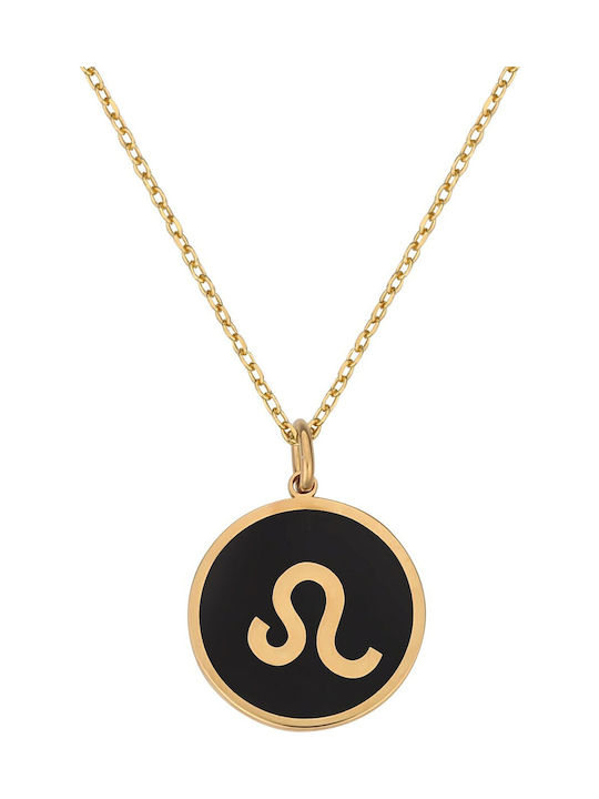 Necklace Zodiac Sign from Gold Plated Silver