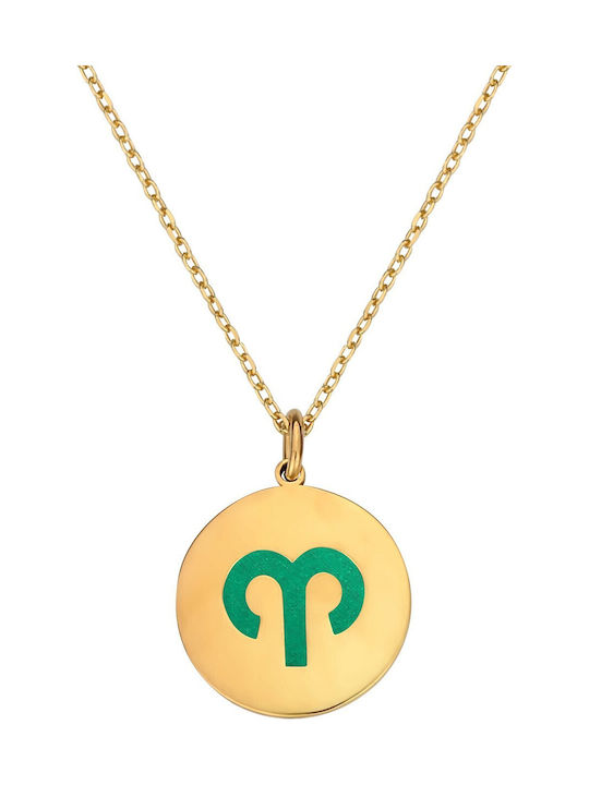 Necklace Zodiac Sign Gold Plated