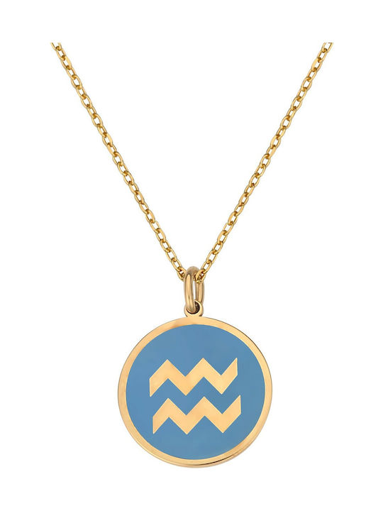 Necklace Zodiac Sign Gold Plated